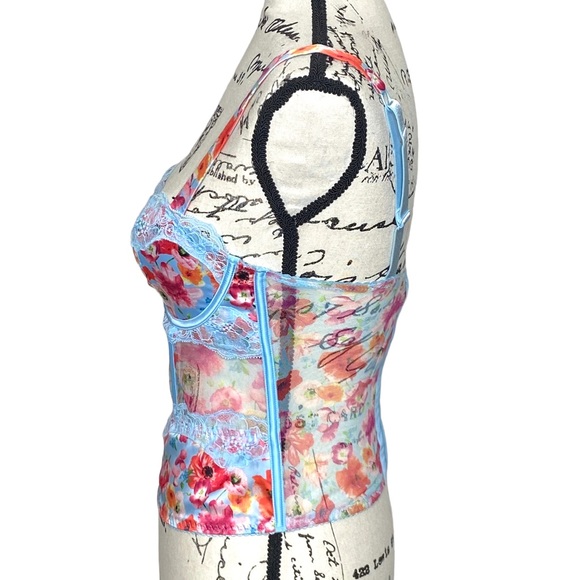 Victoria’s Secret Spring Floral Lace Corset Bustier Bra Top - Picture 4 of 11